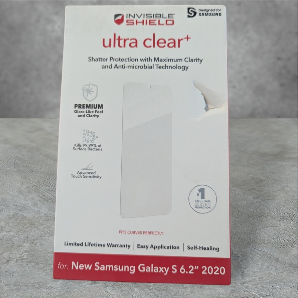 T3 Zagg Invisible Shield Ultra Clear Screen Protector Samsung Galaxy S 6.2" 2020